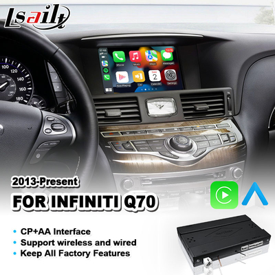 Lsailt Wireless Carplay Android Auto Interface Na lata 2013-2019 Infiniti Q70