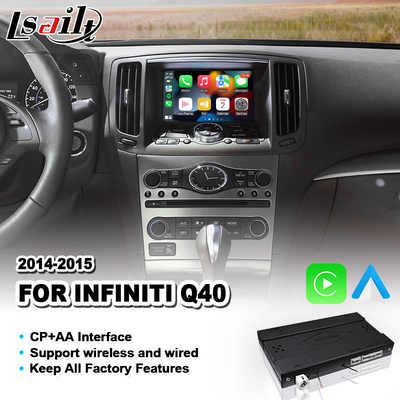 Lsailt OEM Integracja Android Auto Video Interface Carplay dla Infiniti Q40 2014-2015