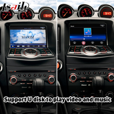 Bezprzewodowy interfejs Carplay Android Auto Mirrorlink dla 2009-2020 Nissan 370Z GT Nismo