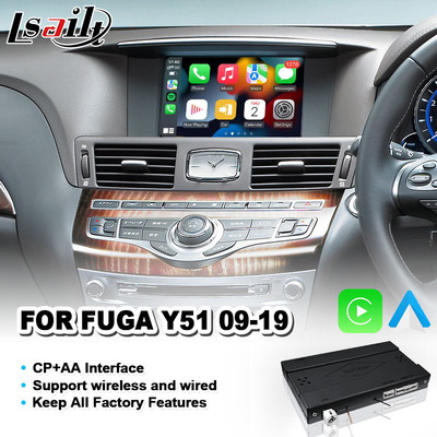Android Auto OEM Integracja Interfejs wideo Carplay dla 2009-2019 Nissan Fuga Y51