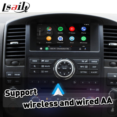 Bezprzewodowa integracja Android Auto Interfejs Carplay dla 2008-2013 Nissan Pathfinder R51 Navara D40