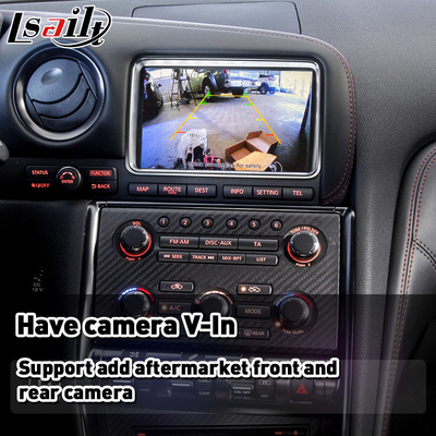 Lsailt Android Auto CP AA OEM Integracja Interfejs wideo Carplay dla Nissan GTR GT-R R35 2011-2016