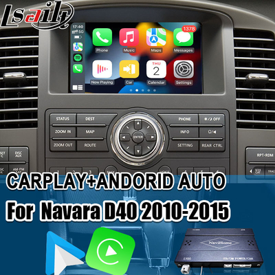 OEM Integracja bezprzewodowa Apple CarPlay Interface dla Nawary D40 Nissan Pathfinder R51 2010-2016 Android Auto,Plug and Play, Mirror Link