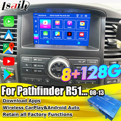 Lsailt OEM Integracja Android Multimedia Video Interface dla Pathfinder R51 Nissan Navara D40 CarPlay&Android Auto Retrofit