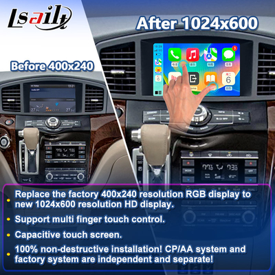 Lsailt 8 Inch Android Multimedia Carplay Interface Screen dla 2011-2017 Nissan Quest E52