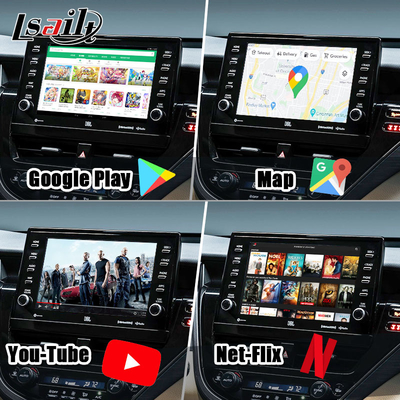 Lsailt 8G Wireless CarPlay Android Infotainment Module for Toyota Camry TOUCH3 2018-2021 Sienna Wsparcie YouTube, NetFlix, 360 kamer