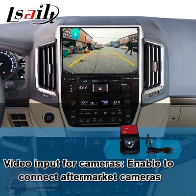 Bezprzewodowy interfejs CarPlay dla Toyota Land Cruiser 200 GX-R,VX-R 2018-2021 Fujitsu Head Unit With Android Auto, Linux System