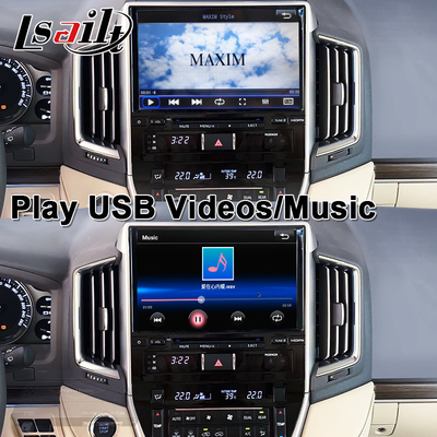 Bezprzewodowy interfejs CarPlay dla Toyota Land Cruiser 200 GX-R,VX-R 2018-2021 Fujitsu Head Unit With Android Auto, Linux System