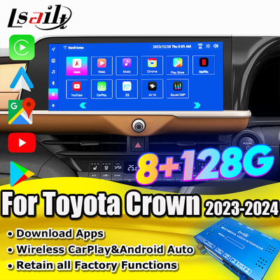 Android 13 Interfejs multimedialny dla Toyota Crown 2023-2024 Royal Majesta Athlete Infotainment Module OEM Retrofit