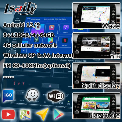 8-calowy interfejs wideo Android auto carplay interfejs wideo dla toyota avalon touch 3 2018-obecnie;