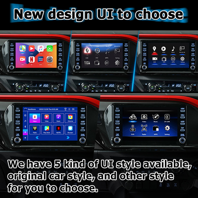 Toyota Hilux Android 13 multimedialny interfejs wideo bezprzewodowy carplay android auto touch 3
