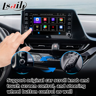 Toyota C-HR CHR Android 13 interfejs multimedialny z bezprzewodowym androidem auto carplay