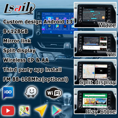 Toyota C-HR CHR Android 13 interfejs multimedialny z automatycznym carplayem Androida