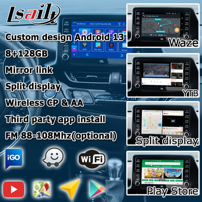 Toyota C-HR CHR Android 13 interfejs multimedialny z bezprzewodowym androidem auto carplay