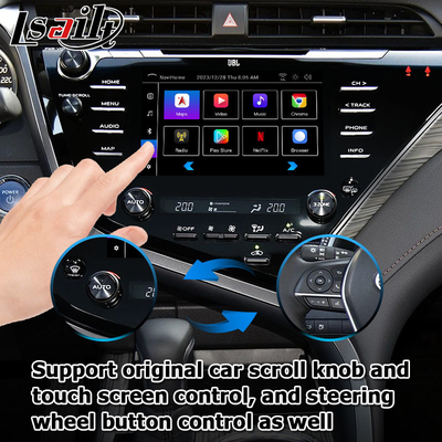 Ekran dotykowy Carplay Android Auto Interfejs wideo Toyota Camry Bluetooth Wifi USB