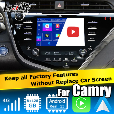 Ekran dotykowy Carplay Android Auto Interfejs wideo Toyota Camry Bluetooth Wifi USB