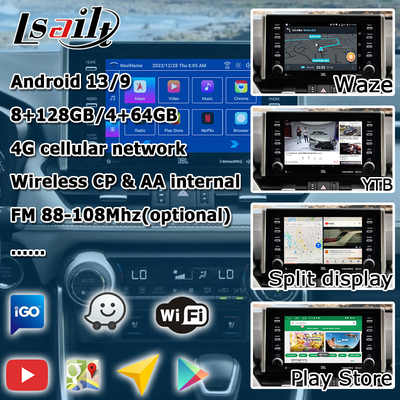 8+128GB Android 13 Carplay Android Interface For Toyoat RAV4 2019 To Present Touch N Go 3