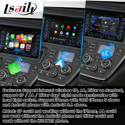Android 13 Carplay Android interfejs wideo automatyczny Box dla Toyoty Sienna