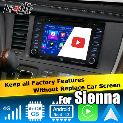 Android 13 Carplay Android interfejs wideo automatyczny Box dla Toyoty Sienna