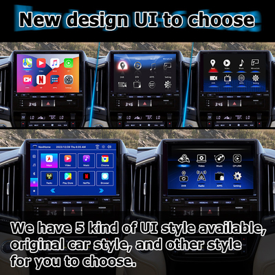 Android 13 interfejs wideo dla Toyota Land Cruiser LC200 GXR z widokiem tylnym WiFi carplay android auto