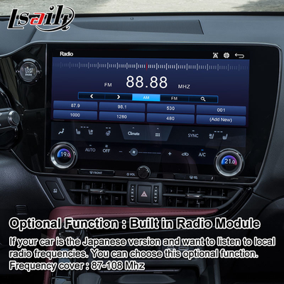 Interfejs wideo systemu multimedialnego Lsailt Android Carplay dla 2021-obecnego Lexus NX NX200 NX250 NX350 NX350h NX400h NX450h