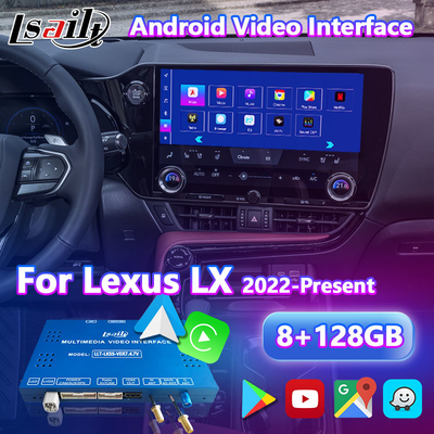 Lsailt Android Carplay Multimedia Video Interface dla 2022-Present Lexus LX LX500d LX600 LX700h