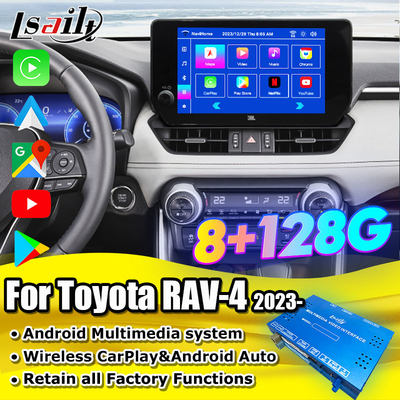 Android 13 Android Infotainment Interface dla Toyota RAV-4 2023-Crown, Alphard, Harrier OEM Uaktualnienie ekranu z systemem multimedialnym Android, YouTube