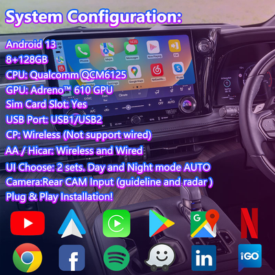 Lsailt Android Carplay Multimedia Video Interface dla 2023-Obecny Lexus LM LM350h LM500h