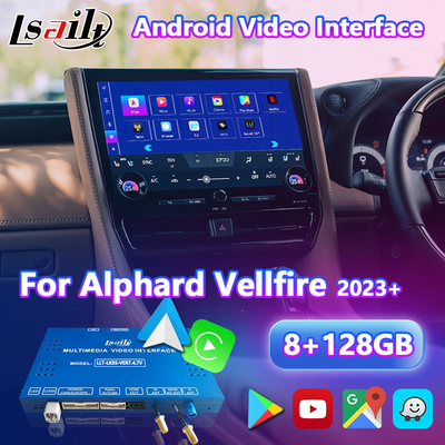 Lsailt Android Carplay Multimedia Video Interface dla 2023-Obecny Toyota Alphard Vellfire 40 Series