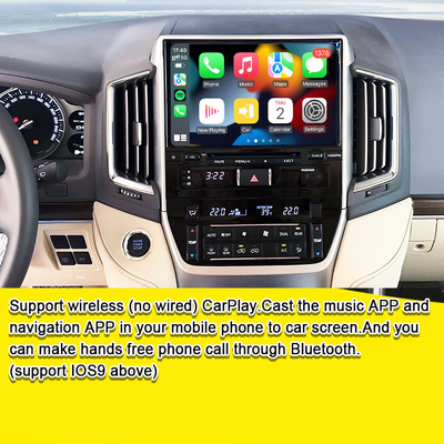 Android Multimedia Interface dla Land Cruiser GX_R 2018-2021 LC200 Wireless Apple CarPlay&Android Auto Retrofit Uaktualnienie