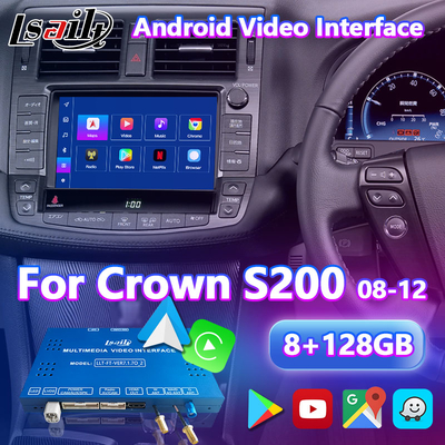 Interfejs wideo multimedialny Android Lsailt dla Toyota Crown S200 GWS204 GRS204 URS204 UZS207 Athlete Majesta z lat 2008-2012