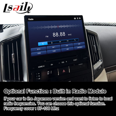 Lsailt Android Multimedia Video Interface dla Toyoty Land Cruiser LC200 GXR GX-R FST LC 200 2018-2022