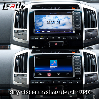 Interfejs Plug and Play Apple CarPlay dla Land Cruiser 200 2013-2021 Wielojęzyczny, Kamera 360, Obsługa Kamery Cofania