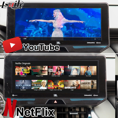 Moduł aktualizacji Android OEM Lsailt dla Harrier Venza Toyota 2022 - 12,3 cala Interfejs multimedialny Android z YouTube, NetFlix