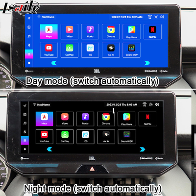 Moduł aktualizacji Android OEM Lsailt dla Harrier Venza Toyota 2022 - 12,3 cala Interfejs multimedialny Android z YouTube, NetFlix