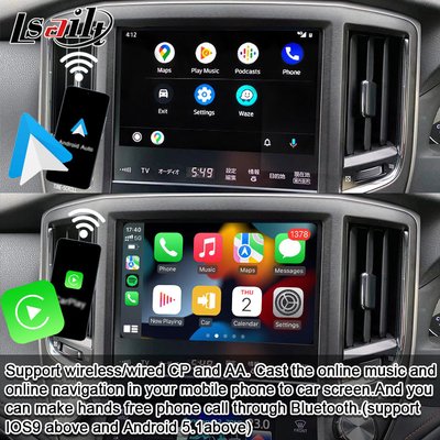 Interfejs Apple CarPlay bezprzewodowy Lsailt dla Crown S210 2013-2016 AWS210 GRS210 GWS214 GWS215 Majesta Athlete Royal Saloon Obsługa kamery cofania, Android Auto