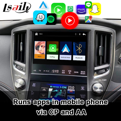Interfejs Apple CarPlay bezprzewodowy Lsailt dla Crown S210 2013-2016 AWS210 GRS210 GWS214 GWS215 Majesta Athlete Royal Saloon Obsługa kamery cofania, Android Auto