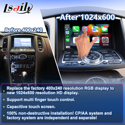 Lsailt Android Auto Carplay Screen dla Infiniti EX25 EX35 EX37 EX30d EX QX50