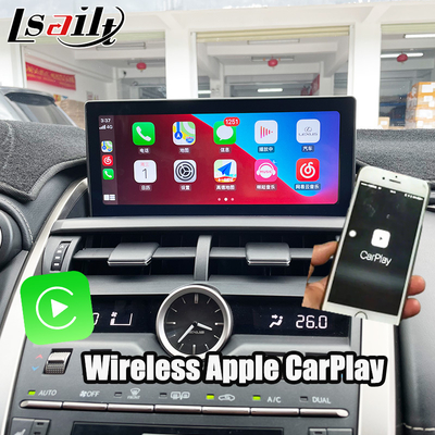 Ekran Android do Lexusa z bezprzewodowym CarPlay i Android Auto 10,25 cala Ekran dotykowy | Karta SIM i wyświetlacz IPS z kamerami 360 stopni