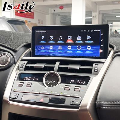 Ekran Android do Lexusa z bezprzewodowym CarPlay i Android Auto 10,25 cala Ekran dotykowy | Karta SIM i wyświetlacz IPS z kamerami 360 stopni