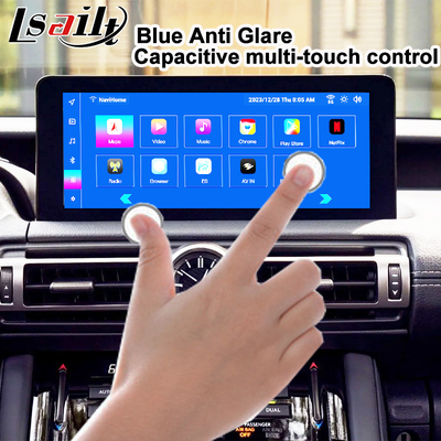 Ekran Lexus Android 10,25 cali Qualcomm 8 Core Nawigacja GPS CarPlay Wyświetlacz dla Lexus IS300 IS250 IS350 2020-2023