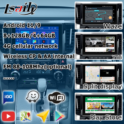 Toyota Alphard Vellfire AH40 Android interfejs wideo carplay