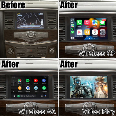 Nissan Patrol Armada Y62 2011-2017 Android Auto Video Interface Wireless Carplay