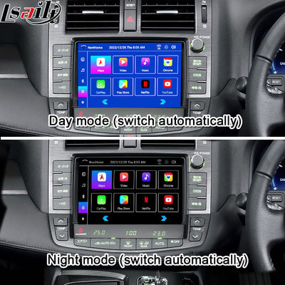 Interfejs multimedialny Android 13 dla Toyoty Crown S200 URS206 model 2008-2012. Moduł aktualizacji Android zawiera YouTube, NetFlix, Mapy Google.