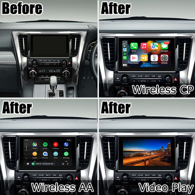 Toyota Alphard Vellfire AH30 seria czysty styl OEM Carplay android auto box model 2015-2022