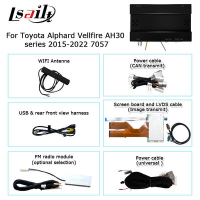 Toyota Alphard Vellfire AH30 seria czysty styl OEM Carplay android auto box model 2015-2022