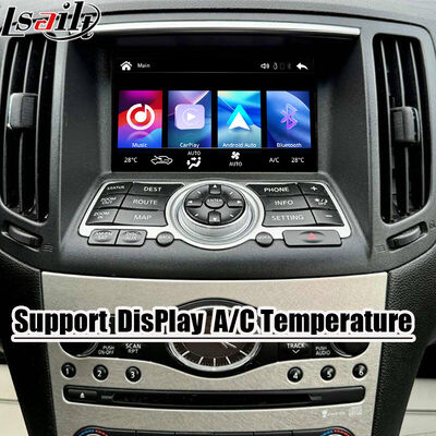 Lsailt 7 Inch Wireless Android Auto CarPlay Screen dla Infiniti G37 G25 G35 Skyline 370GT (V36) Q40 2007-2014 HD Touch Display