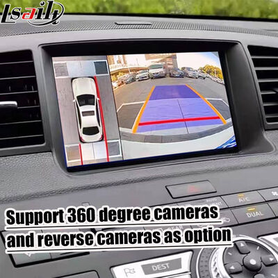 8-calowy ekran CarPlay Lsailt do Nissana Fuga (Y50) Infiniti 350GT 2005-2008 Android Auto, Mirroring, wyświetlacz HD Touch