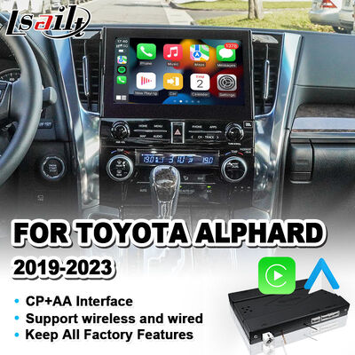 Lsailt Wireless Android Auto Carplay Interface dla 2019 -2023 Toyota Alphard Vellfire JBL Wysoka wersja