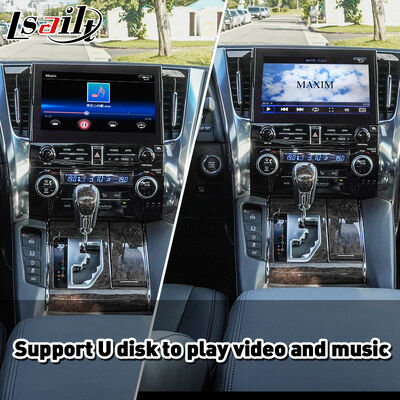 Lsailt Wireless Android Auto Carplay Interface dla 2019 -2023 Toyota Alphard Vellfire JBL Wysoka wersja